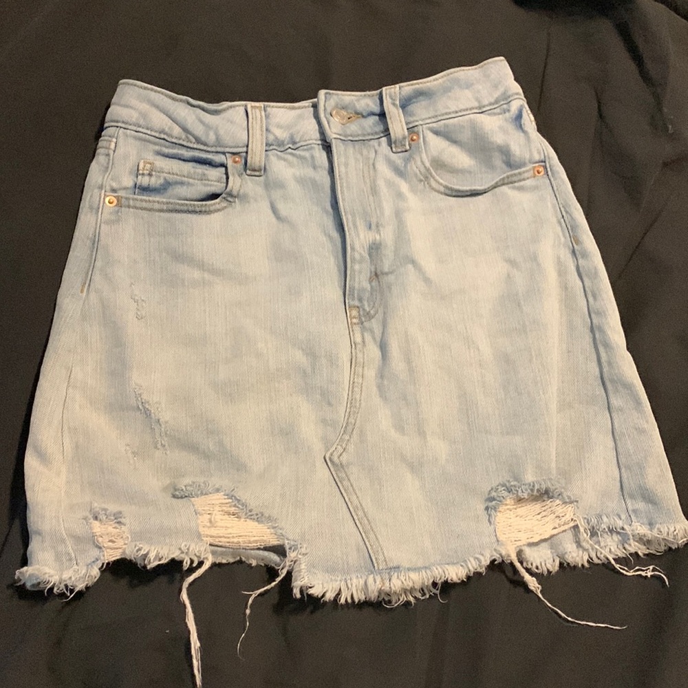 target Jean skirt